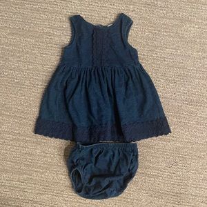 Dark blue Splendid brand dress in size 12-18 mo